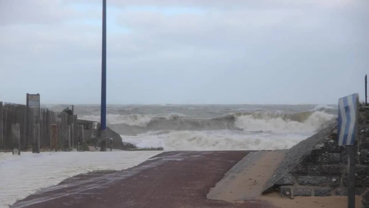 Marée hauteville sur mer