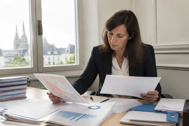 Agent municipal consultant des documents administratifs et statistiques sur le territoire de Caen