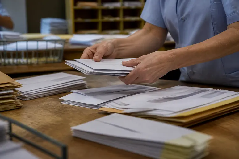 Tri de courriers administratifs et postaux pour identifier les codes applicables dans la zone