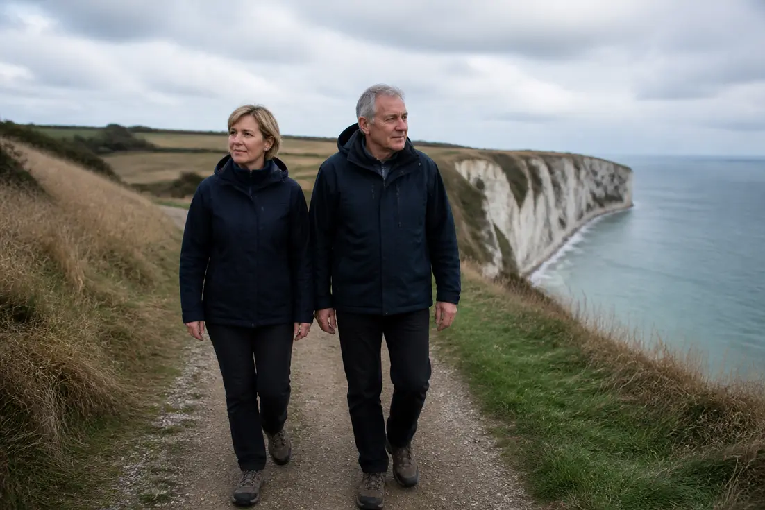 Balade sur le sentier côtier pour visiter Varengeville sur mer et observer les falaises normandes.
